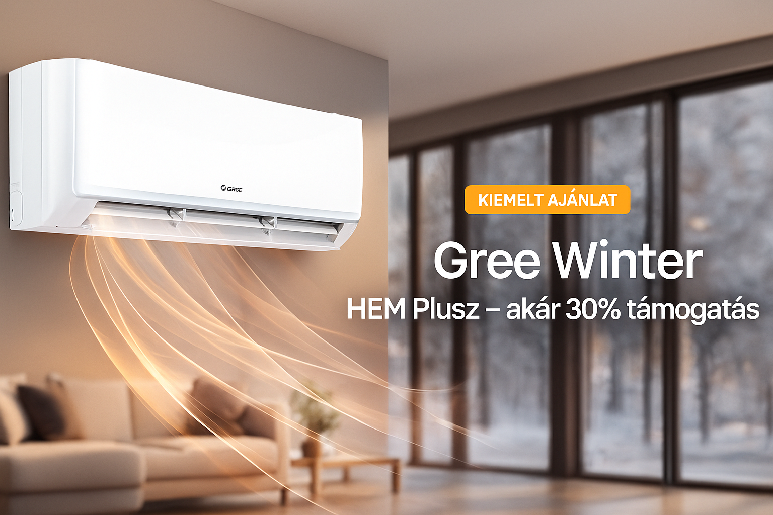 Gree Winter hűtő-fűtő klíma
